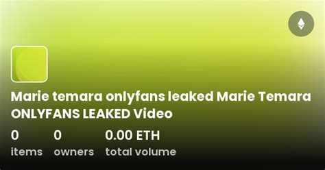 marie temara nudes leak|Marie Temara Nude Leaked OnlyFans